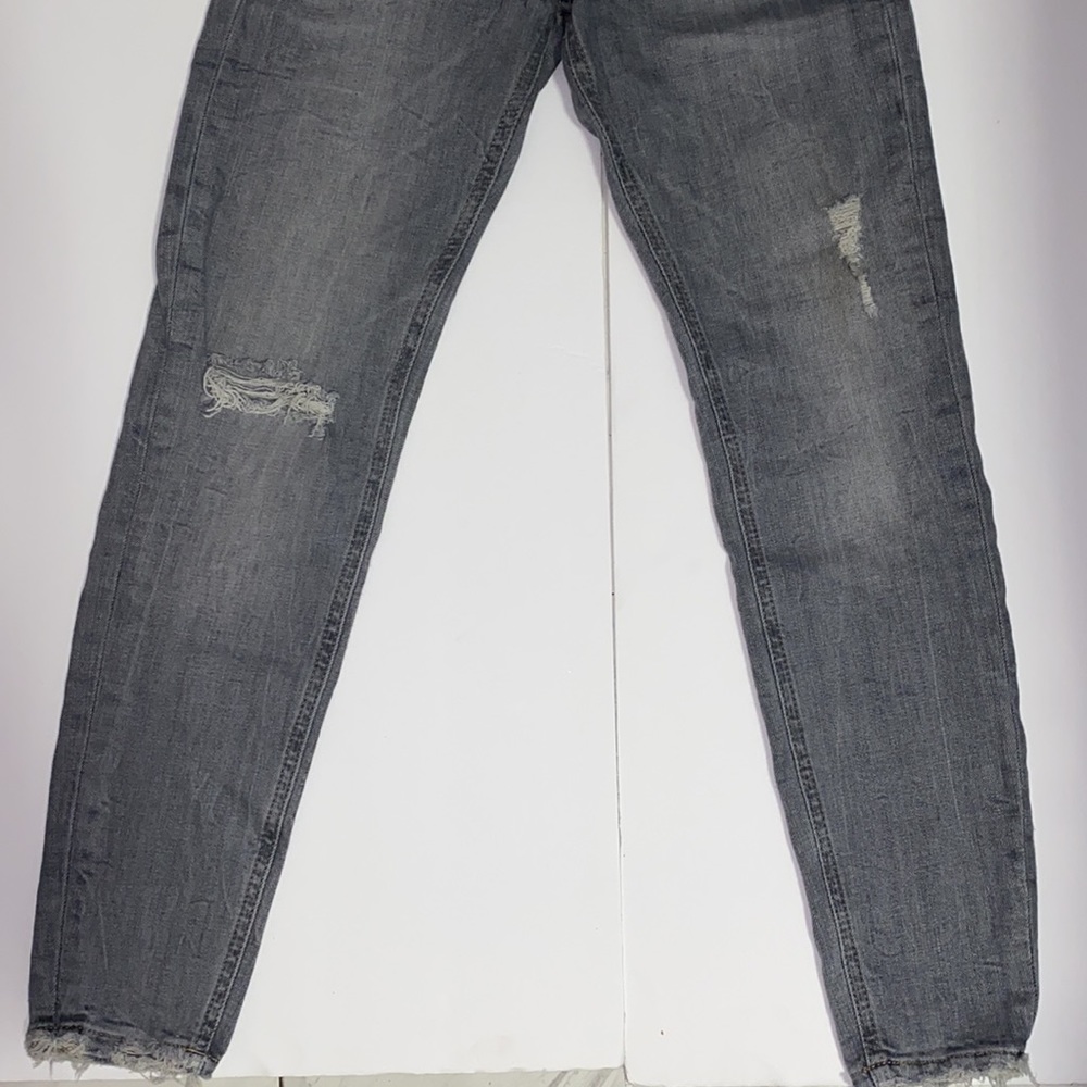Zara Grey Ripped Jeans - Picture 4 of 6